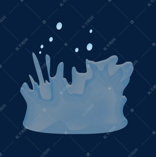 水濺水珠純凈水插畫(huà)素材圖片免費(fèi)下載-千庫(kù)網(wǎng)