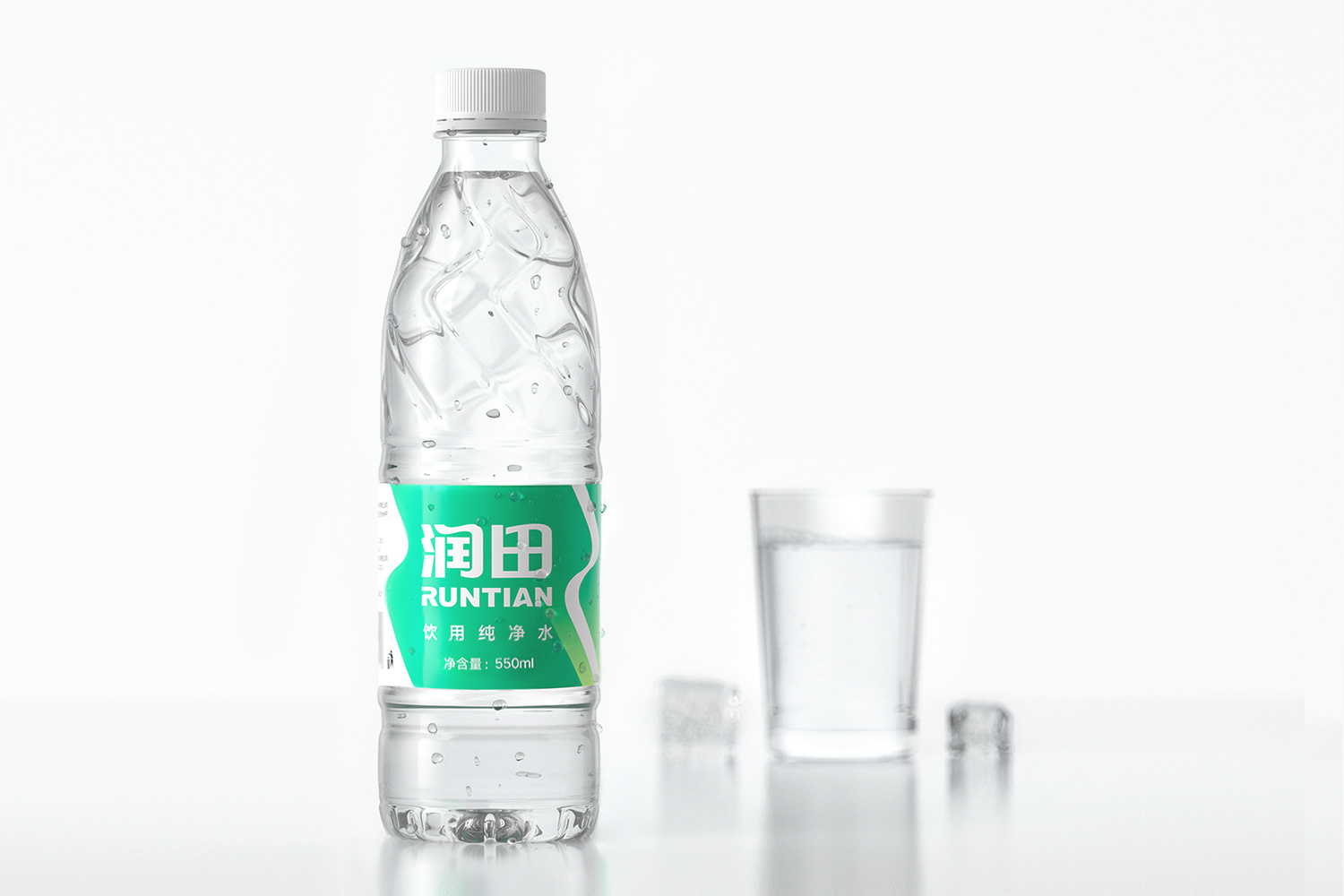 潤田純凈水/礦泉水品牌包裝升級
